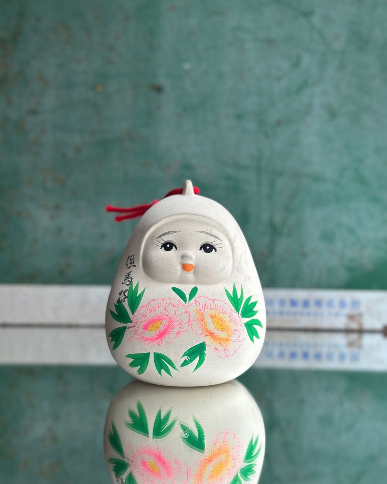 Vintage Ceramic Bell with Hina Doll Face - OHAYŌ