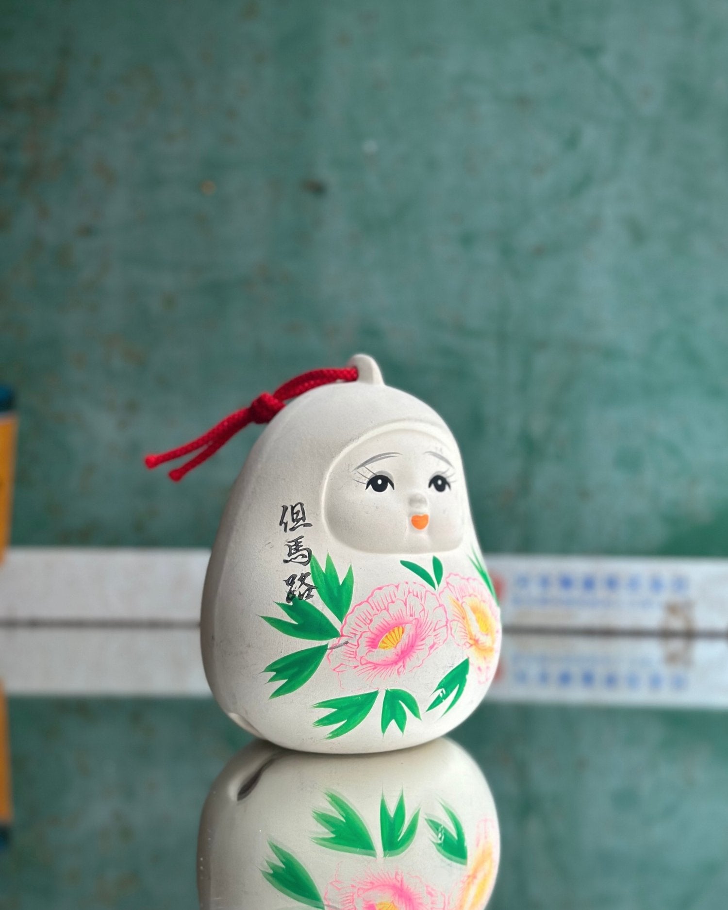 Vintage Ceramic Bell with Hina Doll Face - OHAYŌ