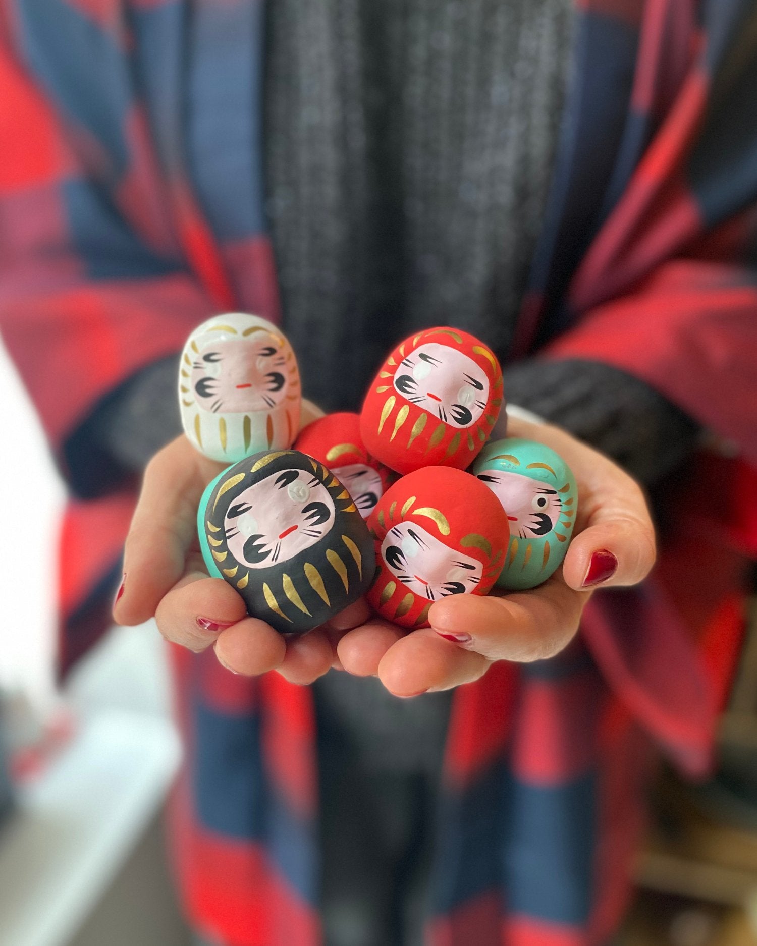 Small Daruma Fortune Dolls - OHAYŌ