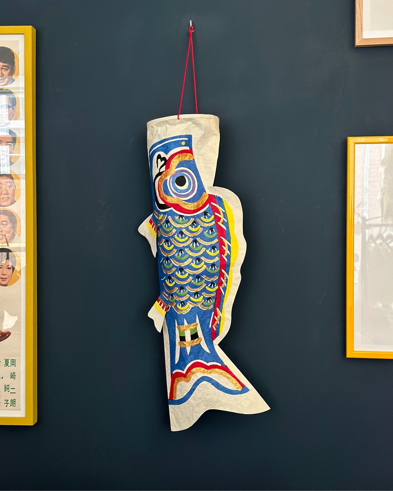 Small Handmade Koinobori - Red - OHAYŌ