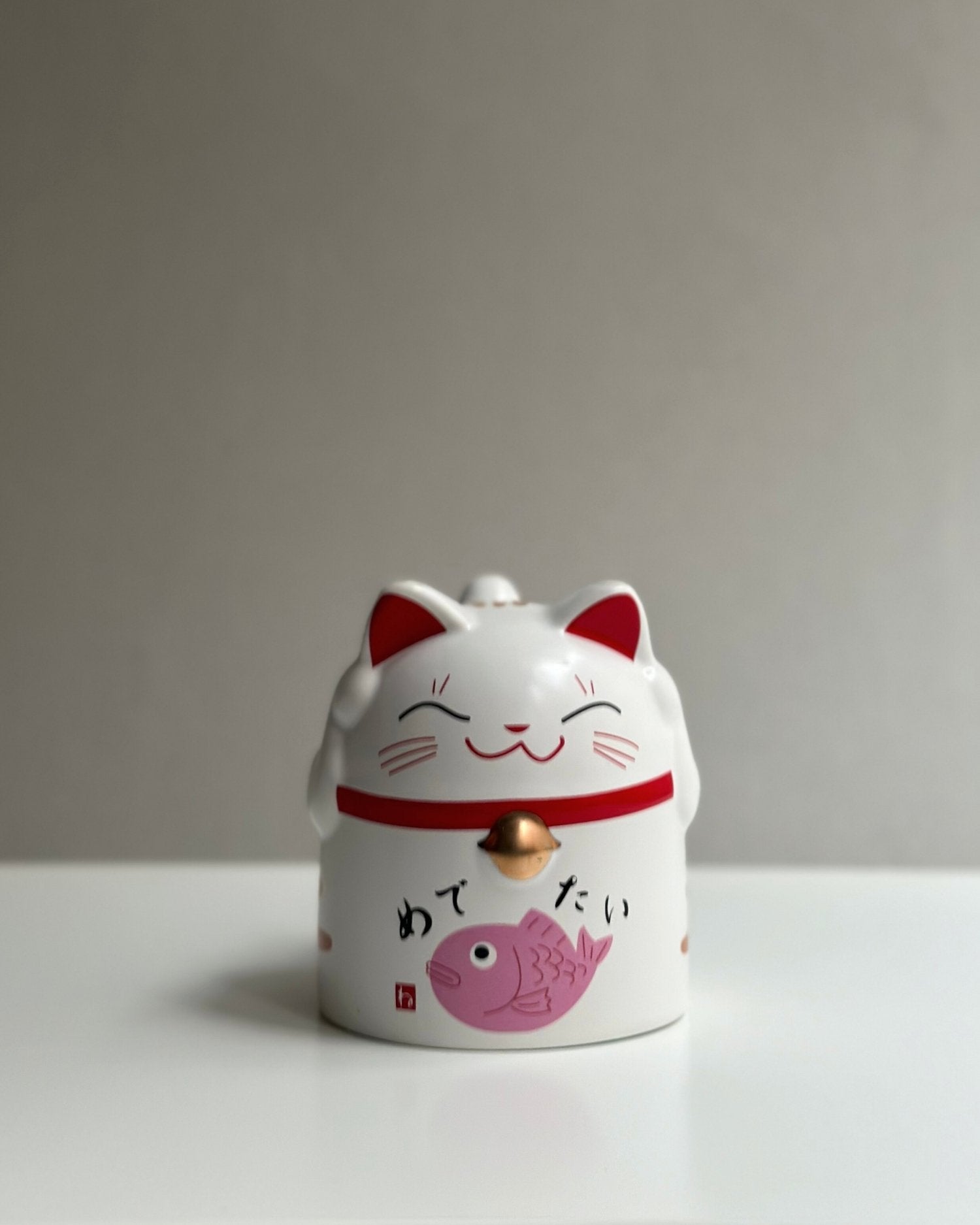 Kawaii Maneki-neko Mug, Blue - OHAYŌ