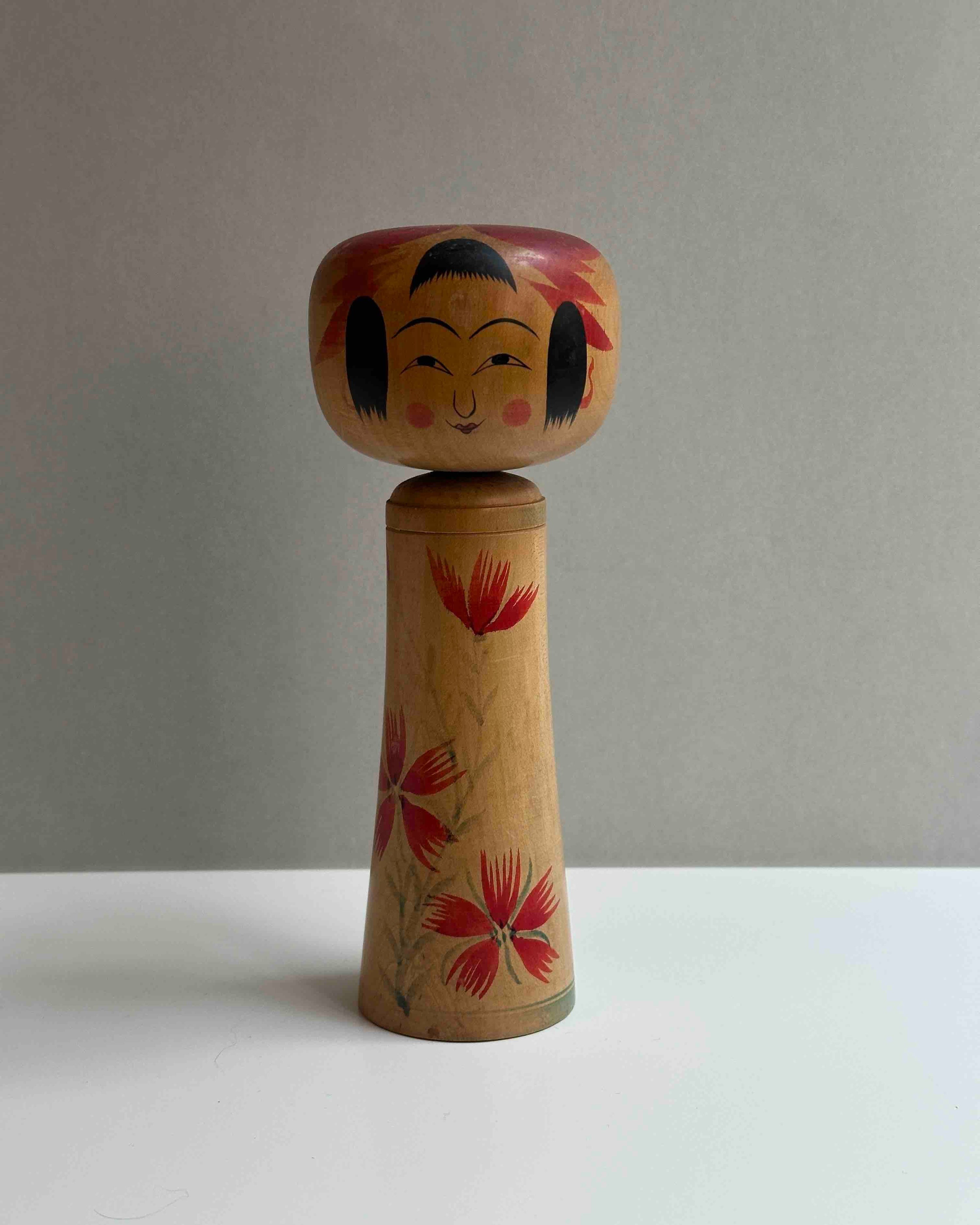 Vintage Kokeshi Pair #04