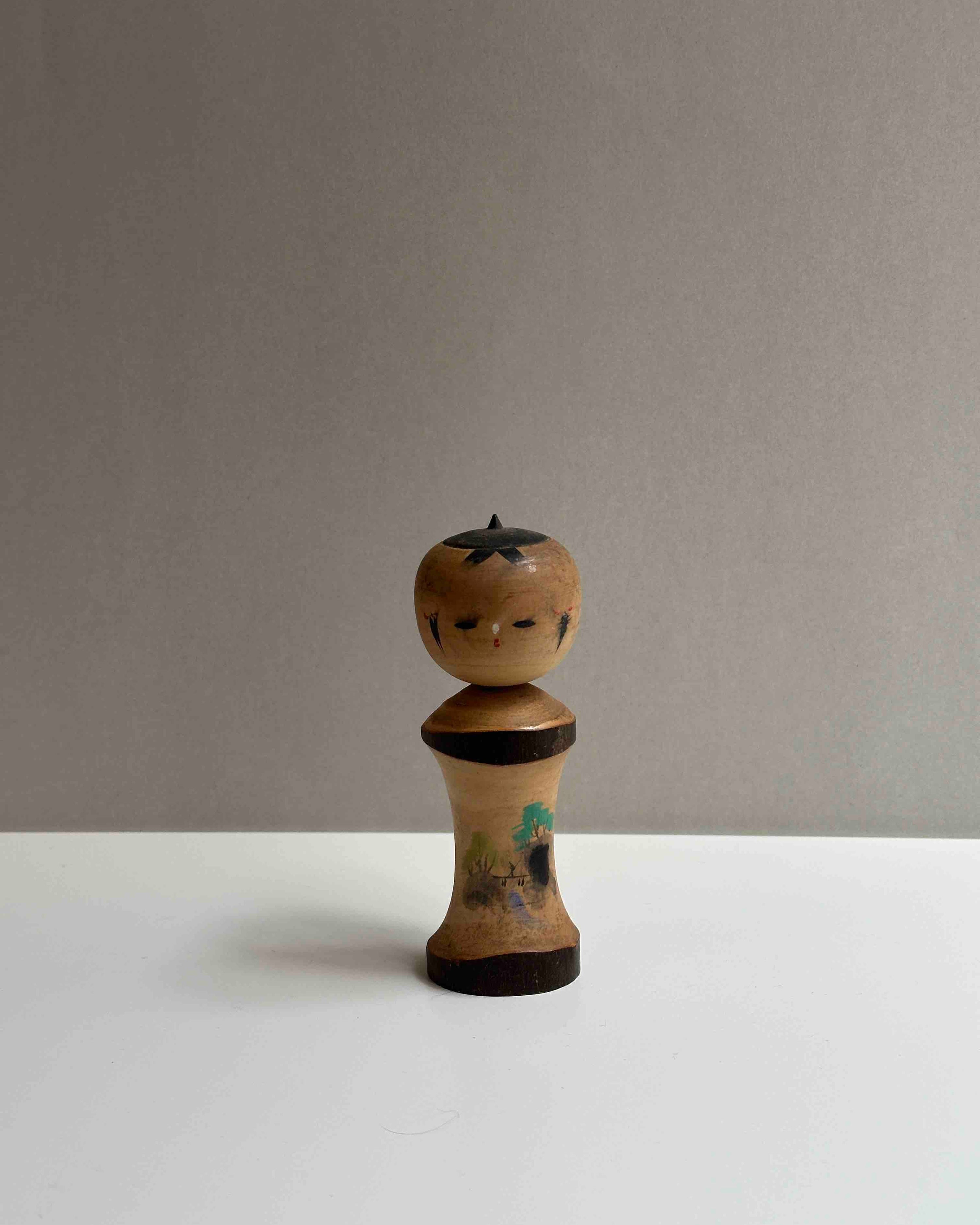 Vintage Kokeshi Doll #16