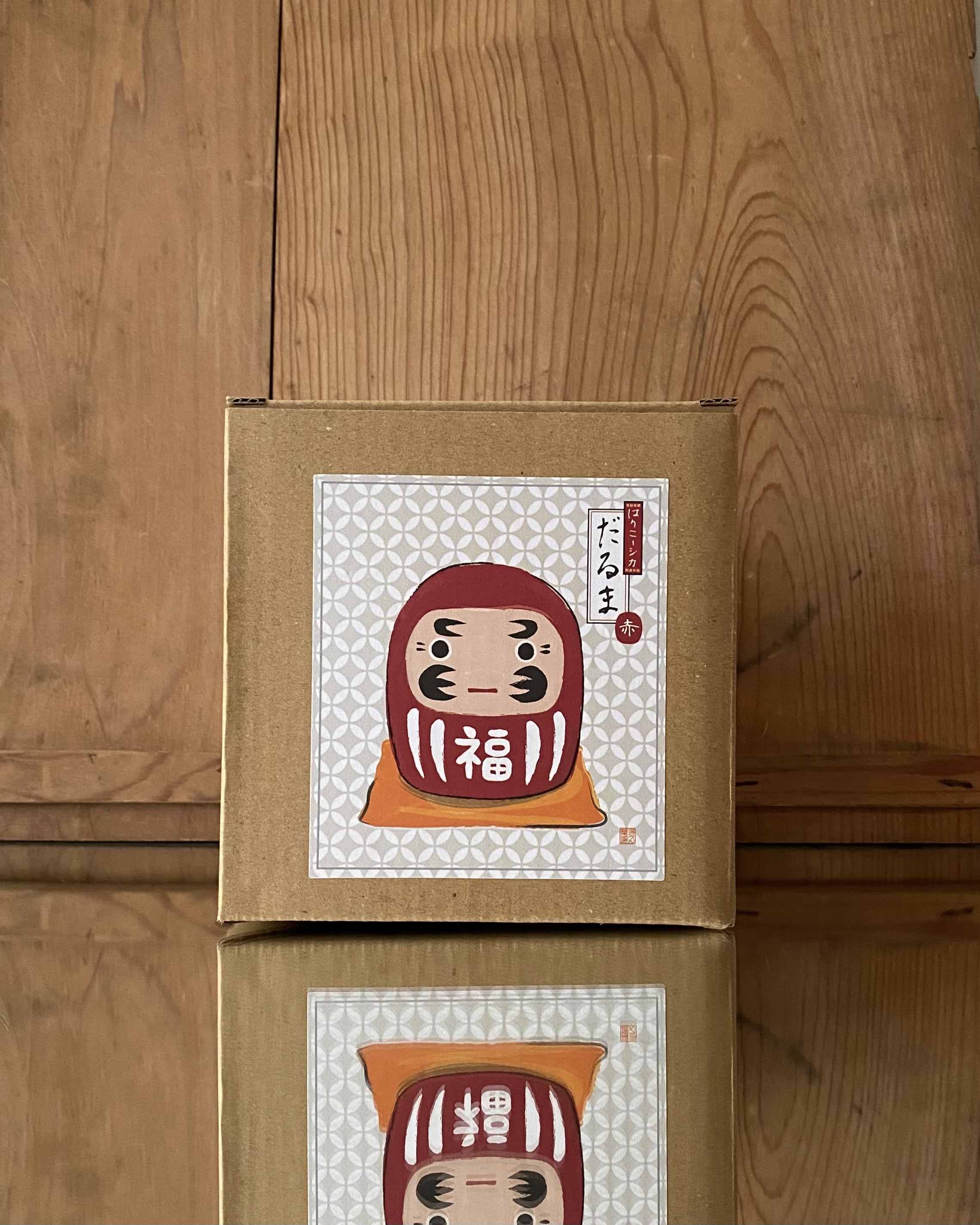 Red Daruma Babushka Figurines - Set of 5 - OHAYŌ