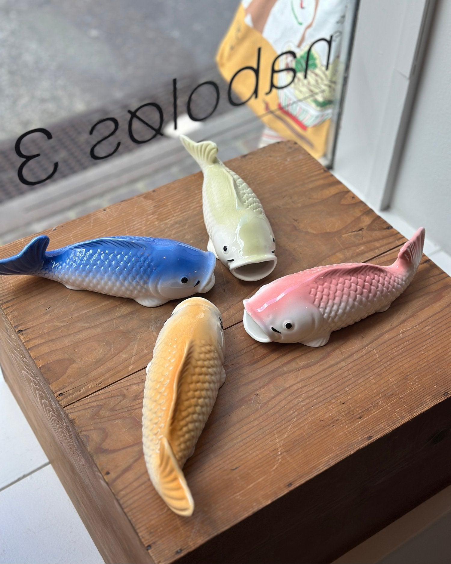 Japanese Koi Fish wall vases from OHAYŌ