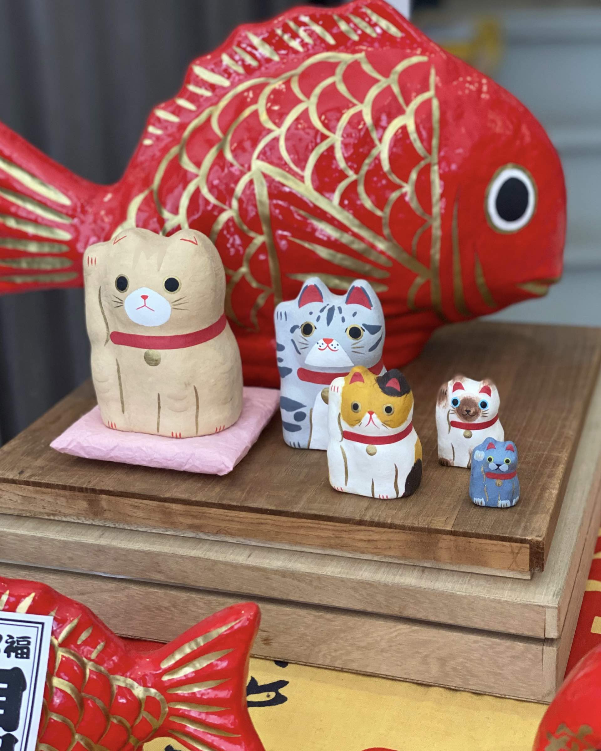 Mixed Maneki-Neko Babushka - Set of 5 - OHAYŌ