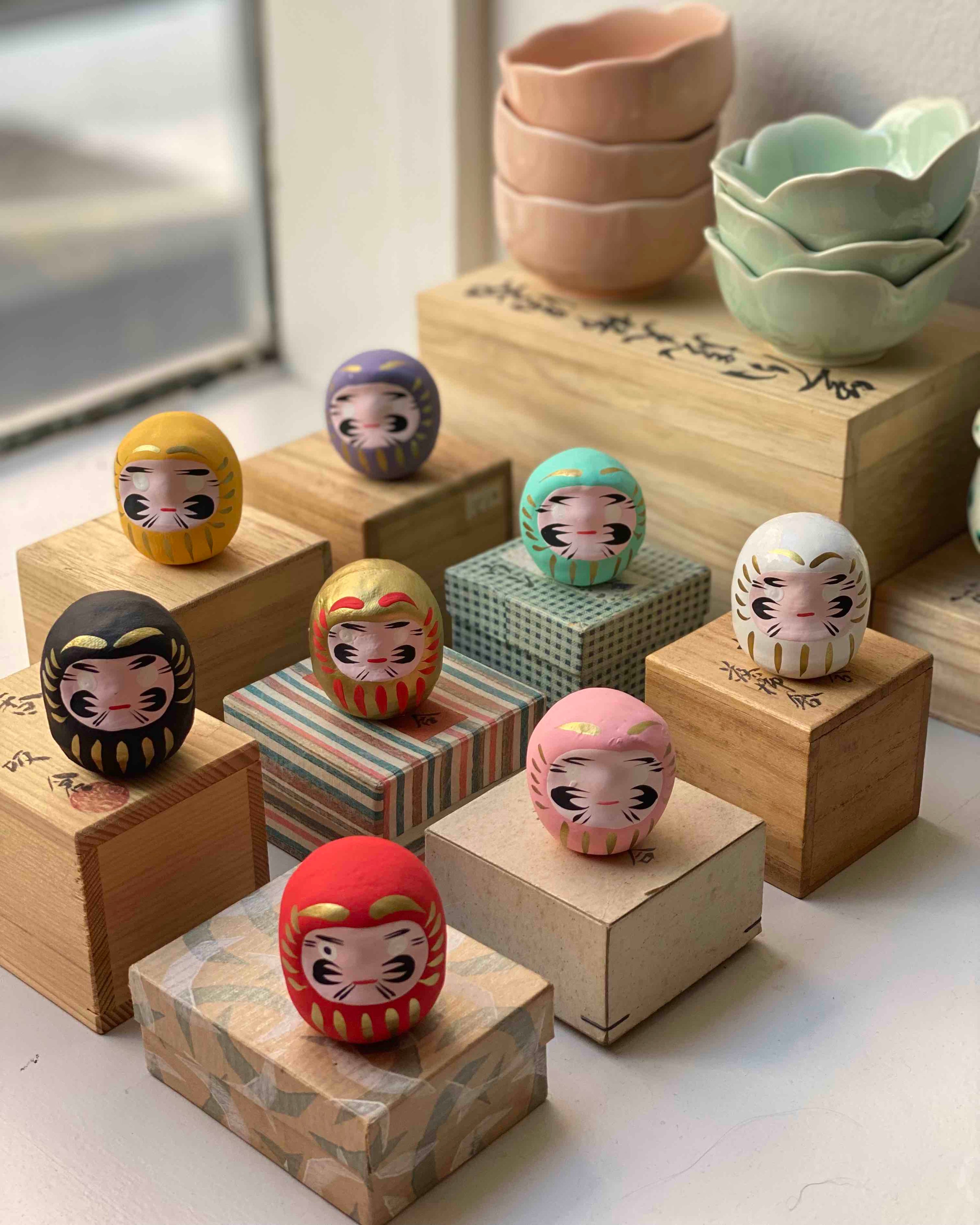 Small Daruma Fortune Dolls - OHAYŌ