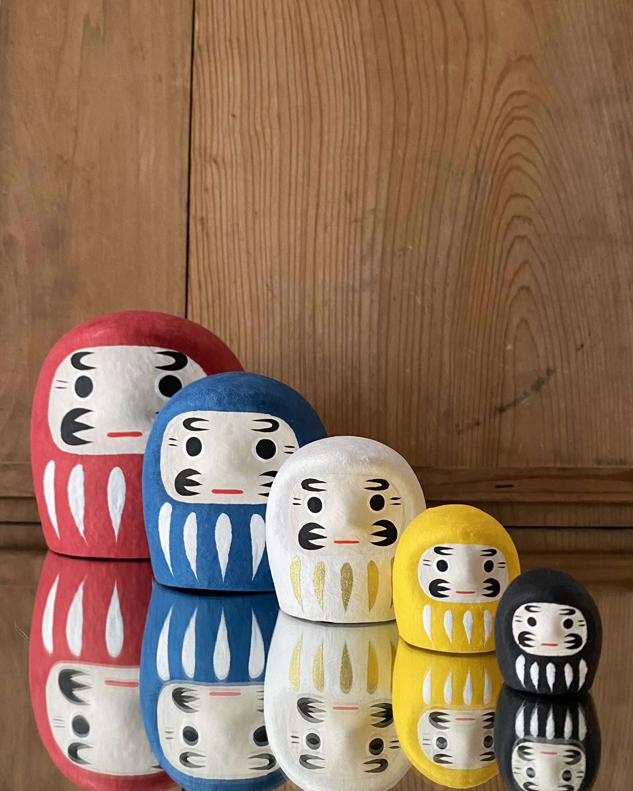 Multi-Colour Daruma Babushka - Set of 5 - OHAYŌ