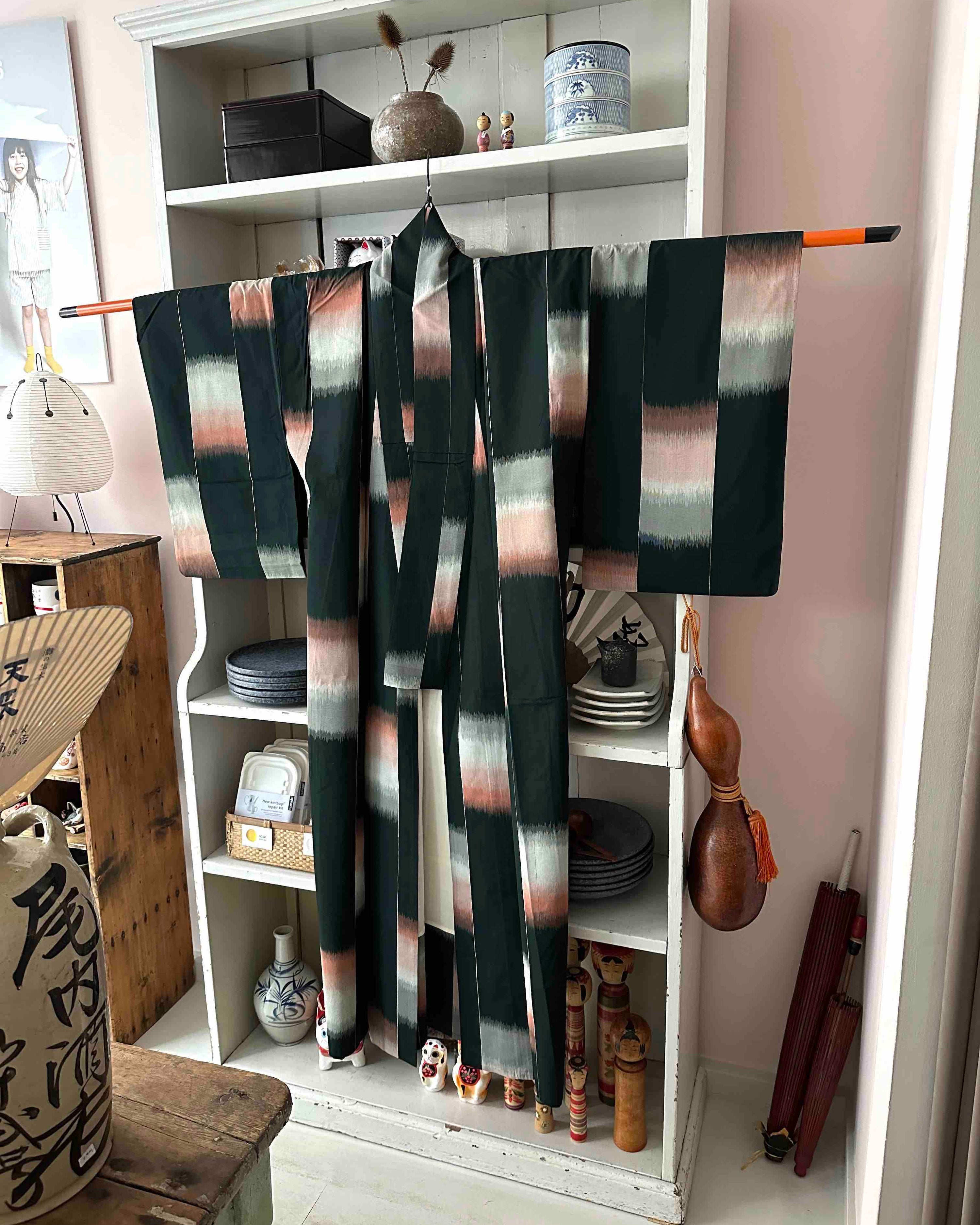 Vintage silk kimono #04 - OHAYŌ